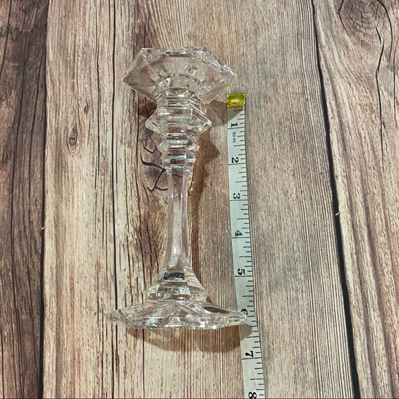 Vintage | Bohemia Crystal Candlestick Holders - Picture 6 of 7